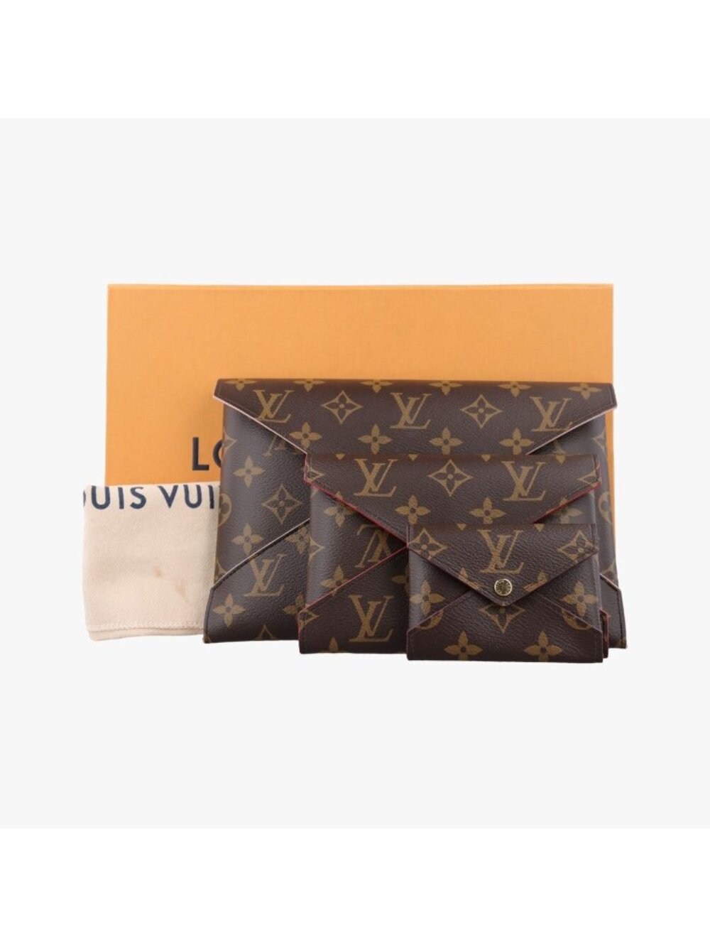 Louis Vuitton Pochette Kirigami Monogram Brown Canvas Pouch